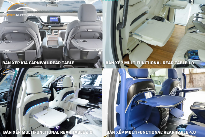 Độ bàn làm việc Kia Carnival 2025