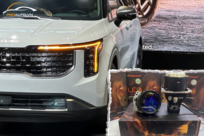 Độ đèn ô tô Carnival 2025