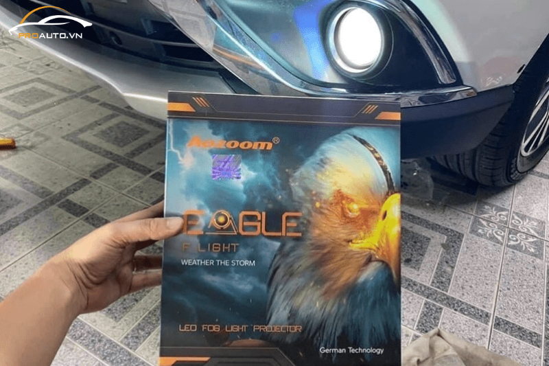 Độ đèn xe Vinfast VF3 - Bi gầm LED EAGLE FOG LIGHT