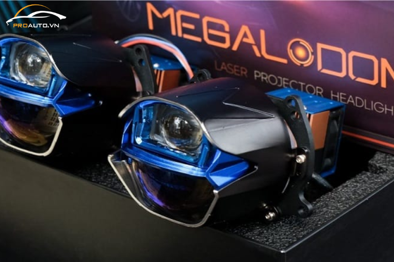 Độ đèn xe Vinfast VF3 - Bi pha LASER MEGALODON LIGHT