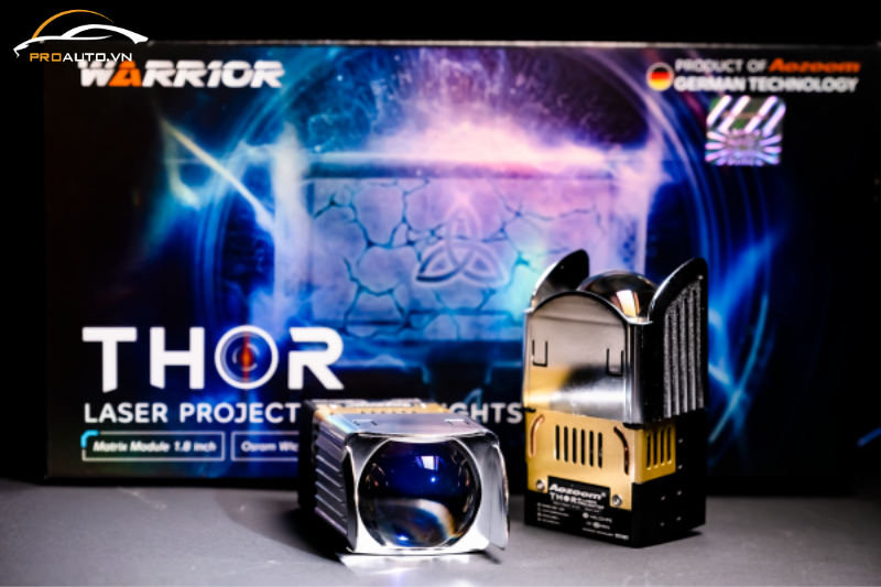 Độ đèn xe Vinfast VF3 - Bi pha LASER THOR LIGHT