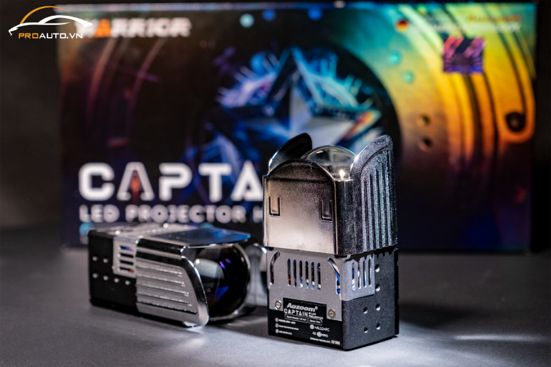 Độ đèn xe Vinfast VF3 - Bi pha LED CAPTAIN LIGHT 1.8 INCH