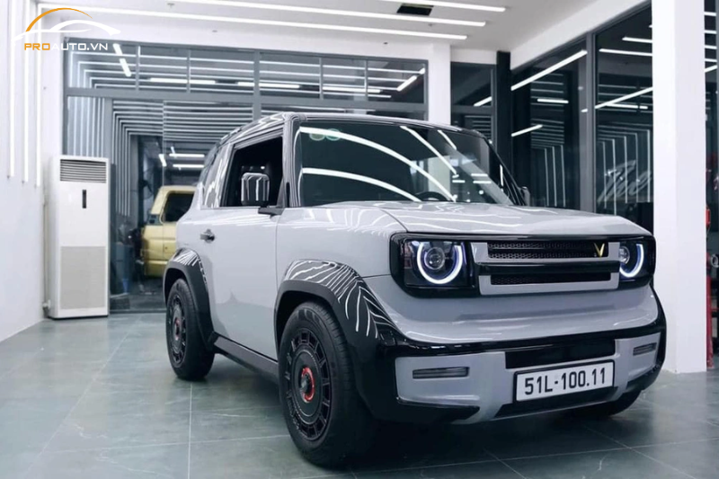 Độ đèn xe Vinfast VF3 – Đèn Aozoom và đèn GTR loại nào tốt hơn?