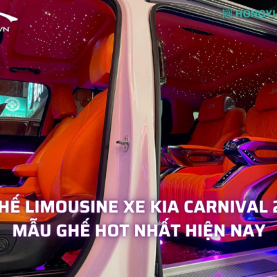 Độ ghế limousine xe Kia Carnival 2025 - Mẫu ghế hot nhất hiện nay