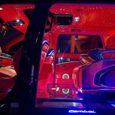 Độ LED nội thất - Độ limousine xe Kia Carnival 2025