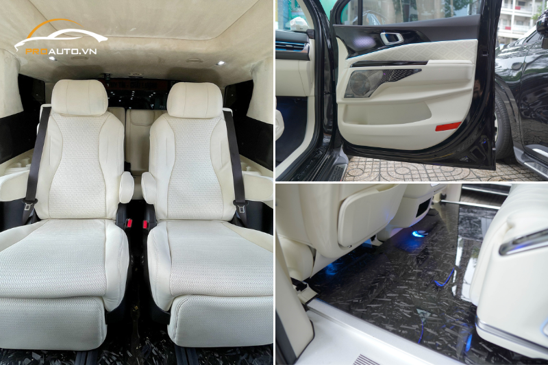 Độ Limousine Kia Carnival gói cơ bản
