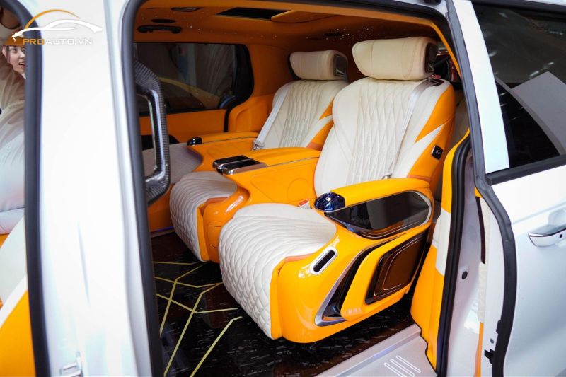 Ghế limousine Crystal 2.0 Plus đẳng cấp - Độ limousine xe Kia Carnival 2025