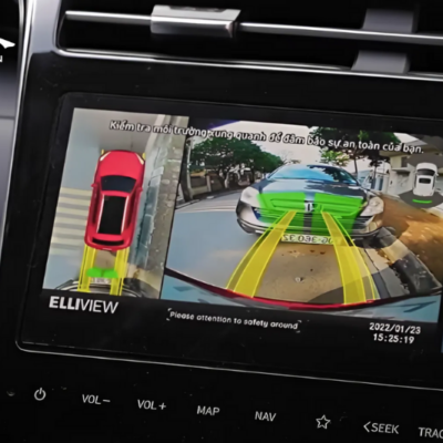 Hiển thị cảm biến lùi khi đỗ xe