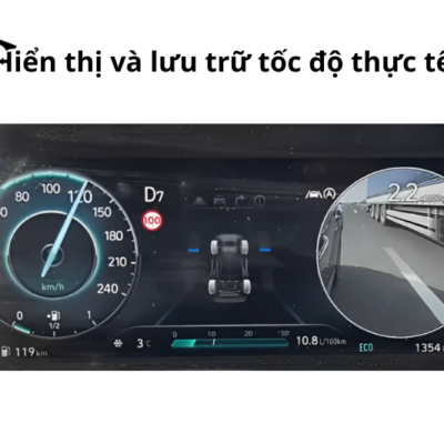 Hiển thị và lưu trữ tốc độ thực tế trên video