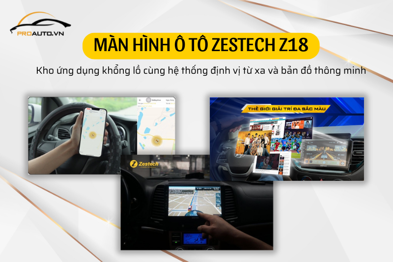 Kho ứng dụng khổng lồ cùng hệ thống định vị từ xa và bản đồ thông minh