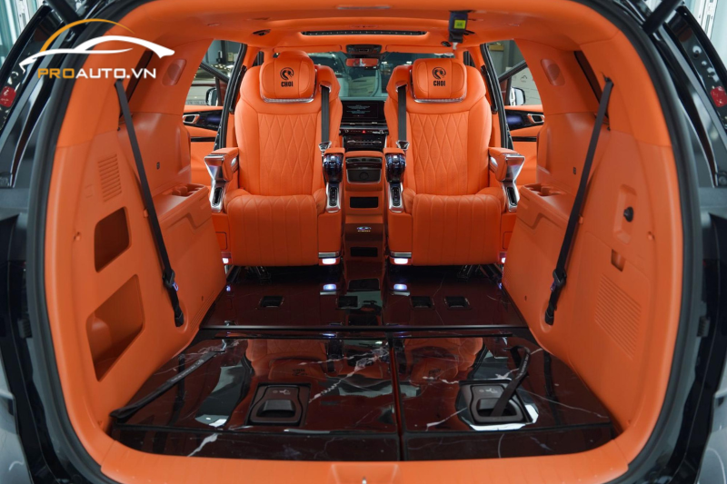 Kinh nghiệm độ ghế Limousine xe Kia Carnival 2024