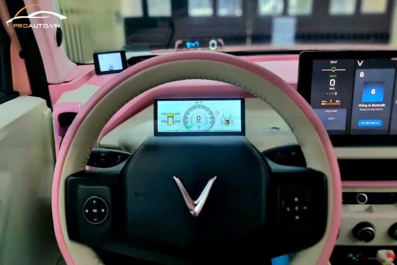 Màn Hình Cluster trước vô lăng VF3 - Phụ kiện đồ chơi xe Vinfast VF3