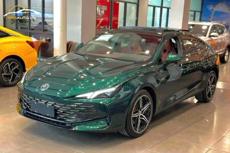 MG7 trang bị hệ thống đèn và bộ mâm cuốn hút