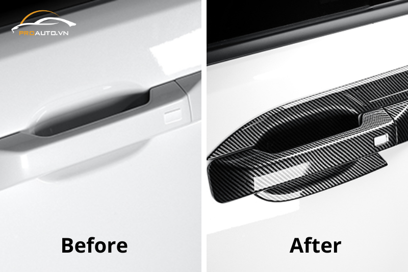 Nâng cấp khuôn cửa cho Santafe 2024 