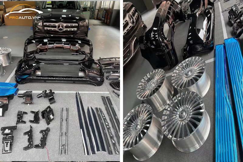 Nâng cấp ngoại thất cho GLS450 lên GLS600 Maybach