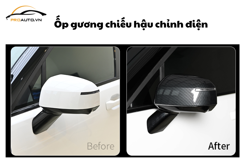 Ốp gương chiếu hậu chỉnh điện xe Hyundai Santafe 2024