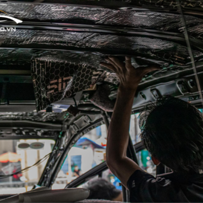 Quy trình dán cách âm chống ồn xe Kia Carnival 2025