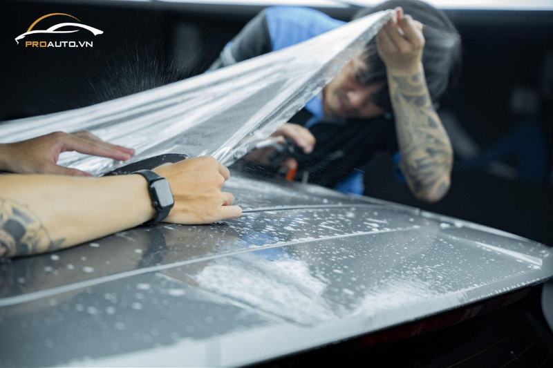 Quy trình dán PPF ô tô chuẩn Mỹ tại PROAUTO.VN