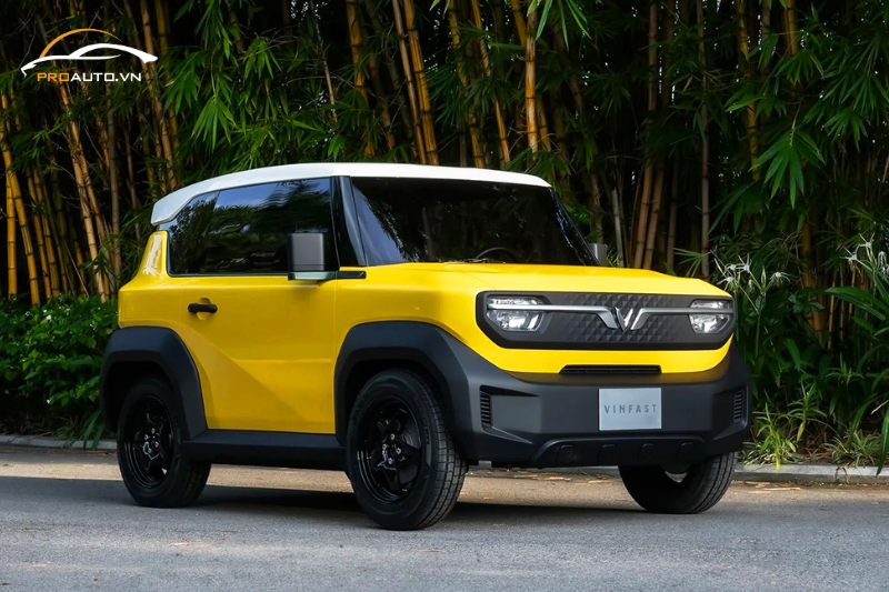 Thân xe Vinfast VF3 nhỏ gọn, gầm cao