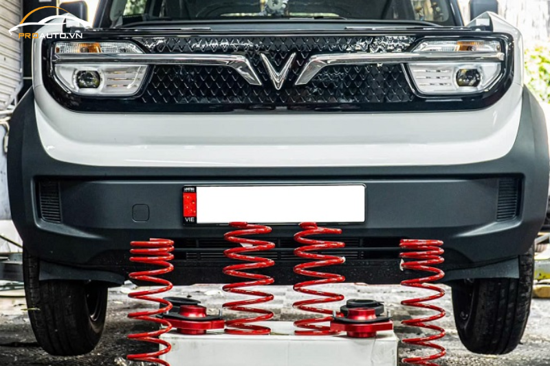 Thay bộ phuộc TEIN cho VF3 - Phụ kiện đồ chơi xe Vinfast VF3