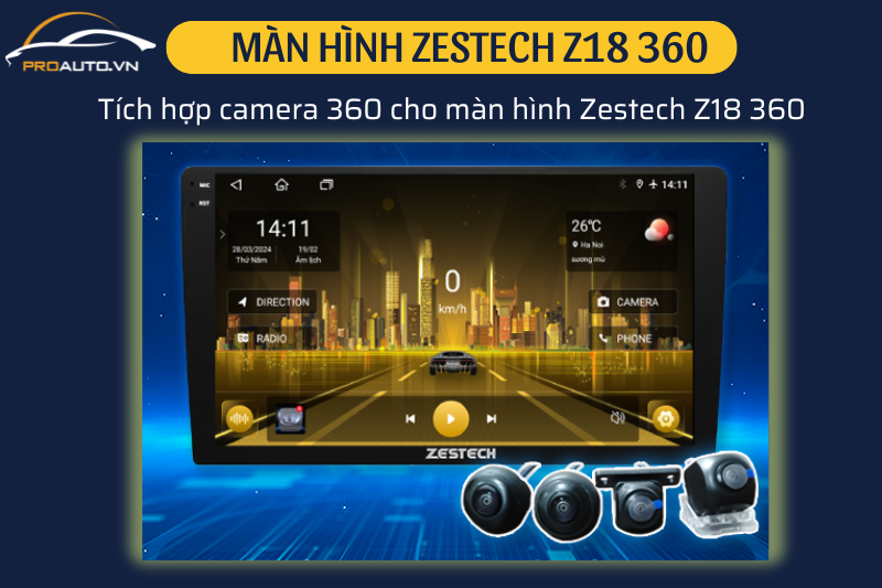 Màn hình Zestech Z18 360 - Ảnh 5