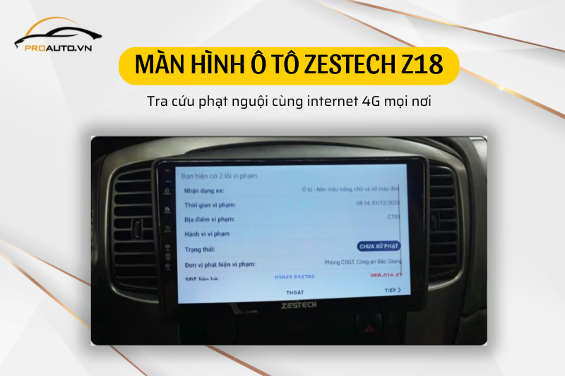 Tra cứu phạt nguội cùng internet 4G mọi nơi