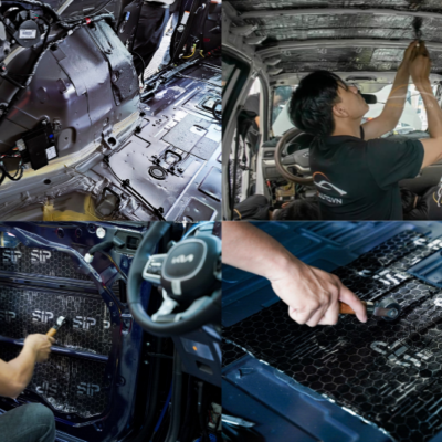 Vị trí thi công cách âm chống ồn cho xe Kia Carnival 2025