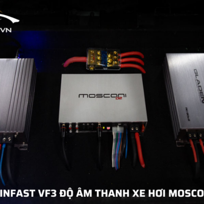 Vinfast VF3 độ âm thanh xe hơi Mosconi