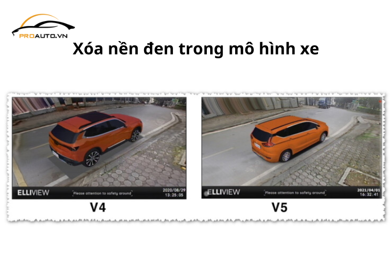 Xóa nền đen trên mô hình xe khi hiển thị