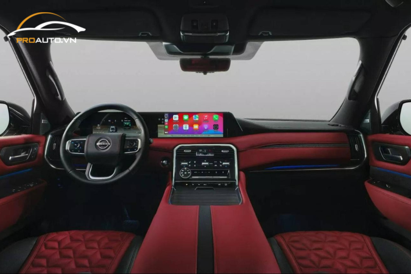 Bảng điều khiển xe Nissan Patrol 2025