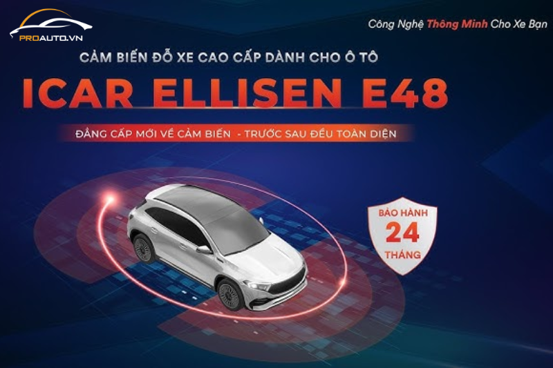 Bảng giá cảm biến đỗ xe ICAR Ellisen E48 chính hãng