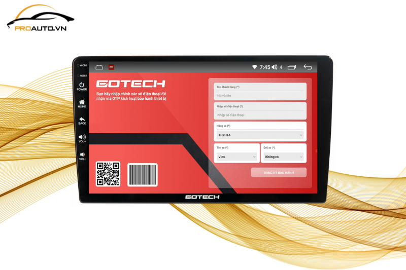 Bảo hành điện tử qua ứng dụng GOTECH Service