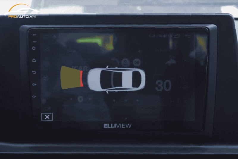 Cảm biến đỗ xe ICAR Ellisen E48 cảnh báo âm thanh hoàn hảo