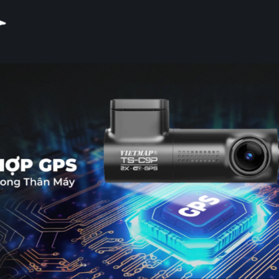 Camera hành trình TS-C9P tích hợp GPS bên trong thân máy