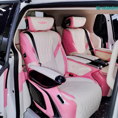 Cặp ghế Limousine Crystal 2.0 màu hồng kem