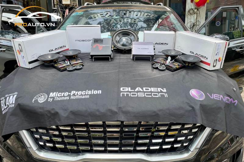 Cấu hình độ âm thanh xe Kia Carnival 4