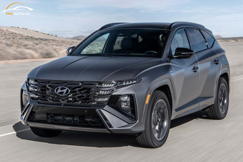 Đầu xe Hyundai Tucson Facelift 2025