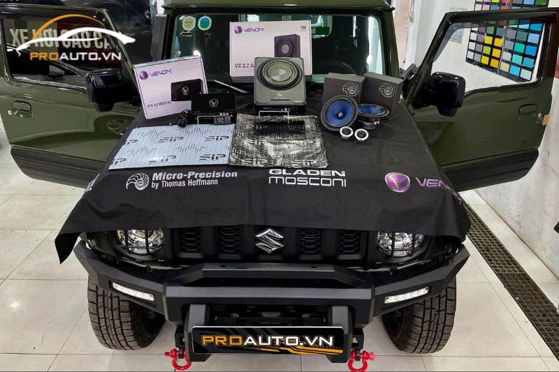 Độ âm thanh xe Suzuki Jimny - Bảng giá 2024