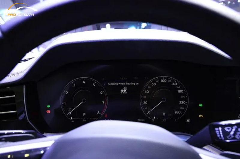 Đồng hồ thông tin xe Volkswagen Touareg