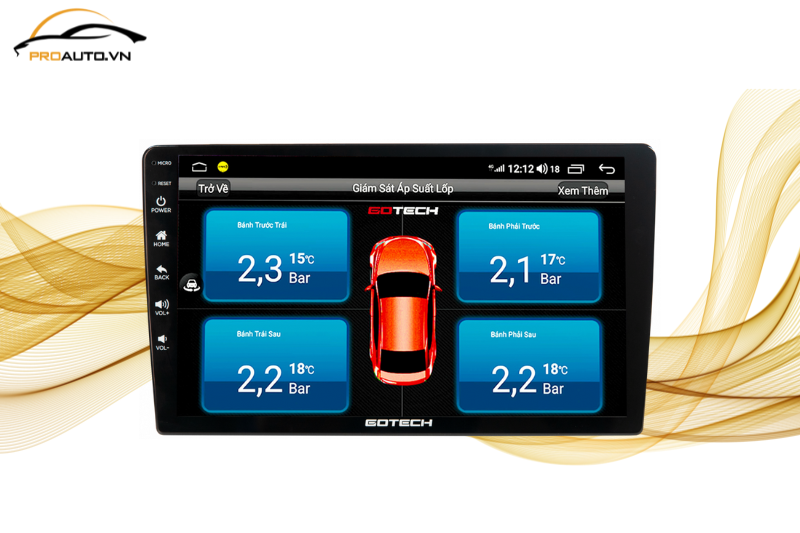 Giám sát lốp hiệu quả hơn với màn hình thông minh GOTECH GT11
