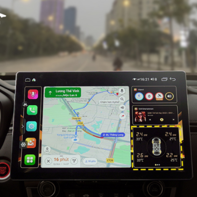 Hiển thị đầy đủ và chính xác thông số áp suất lốp