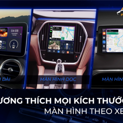 Hỗ trợ đa dạng tương thích mọi kích thước màn hình theo xe