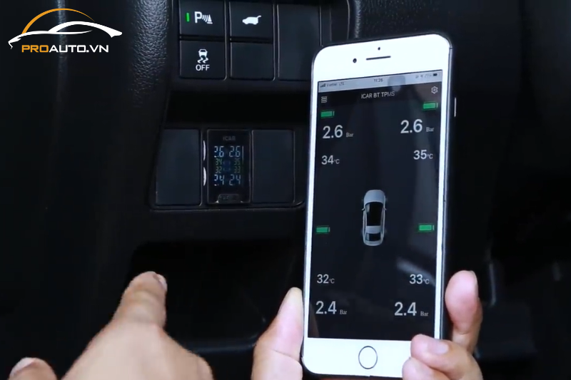 Kiểm tra và giám sát áp suất lốp xe luôn ở trạng thái tiêu chuẩn