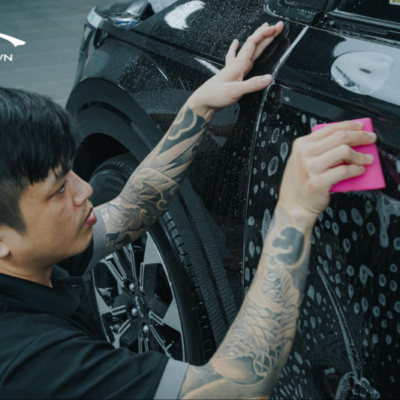 Kinh nghiệm dán phim PPF xe Range Rover
