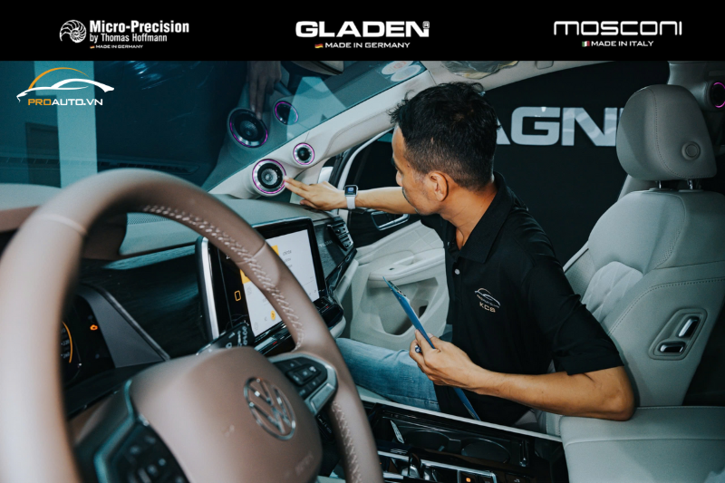 Lưu ý khi độ loa cho xe Volkswagen Viloran