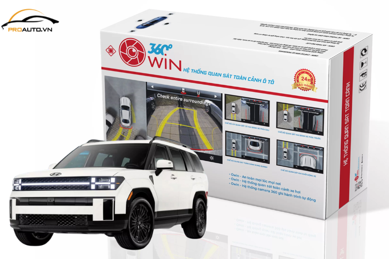 Lý do nên lắp camera 360 cho xe Hyundai Santafe 2024?