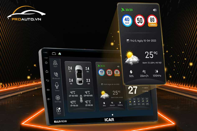 Màn hình Android Elliview UE chính hãng