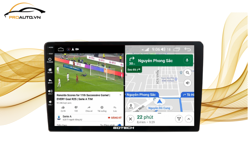 Màn hình Gotech GT11 đa nhiệm ứng dụng, nhân đôi trải nghiệm