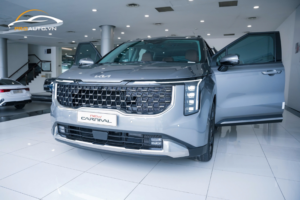 Mặt trước của xe Kia được thiết kế độc đáo