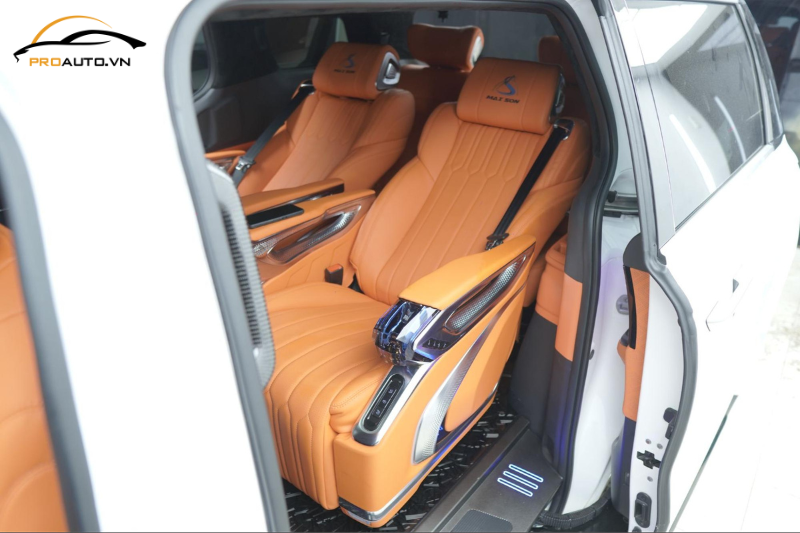 Nâng cấp ghế Limousine 4.0 màu cam xịn sò